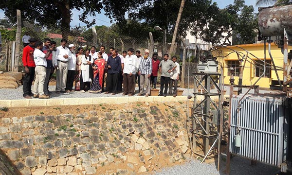 ಮೂಡಿಗೆರೆ ಪಟ್ಟಣದಲ್ಲಿ ವಿವಿಧ ಕಾಮಗಾರಿ ಪರಿಶೀಲನೆ